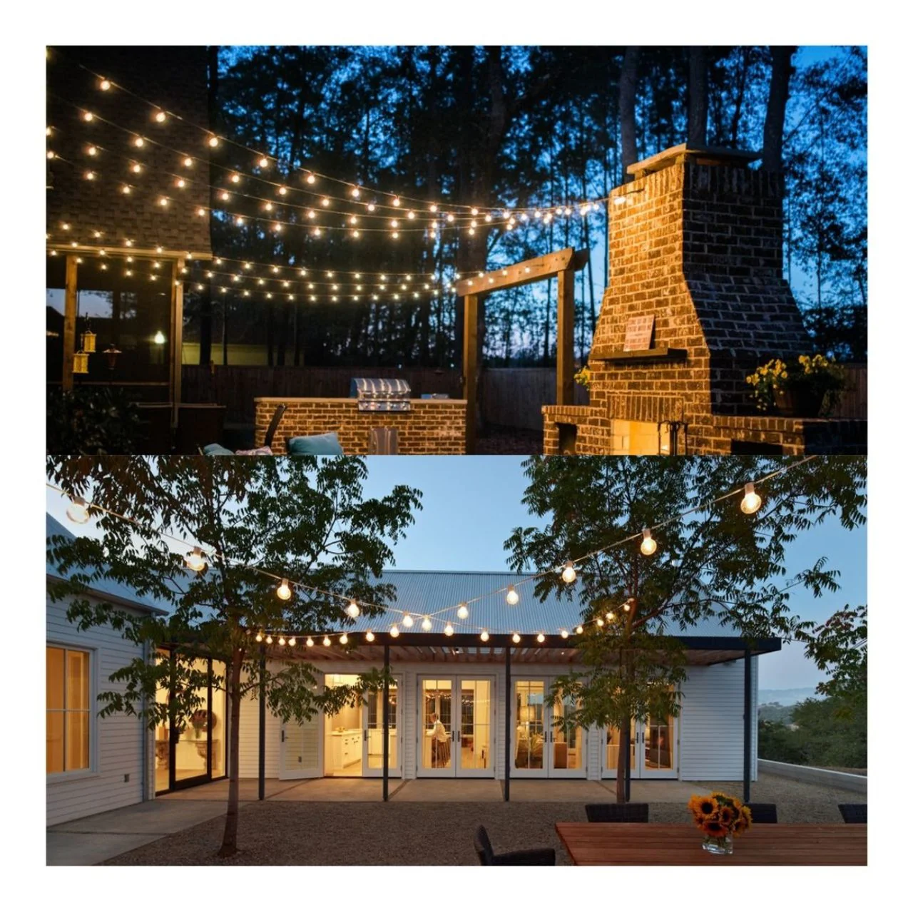 100ft G40 String Light - 50 E12 Sockets - 20AWG - 0.5W G40 Bulbs - LumeGen - Image 5