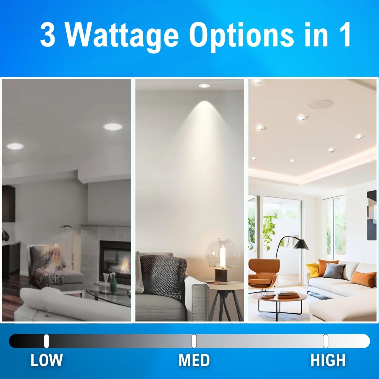 10in. LED Recessed Down Light - Wattage Adjustable up to 38W - Color Tunable 27K/30K/35K/40K/50K - LumeGen - Image 10