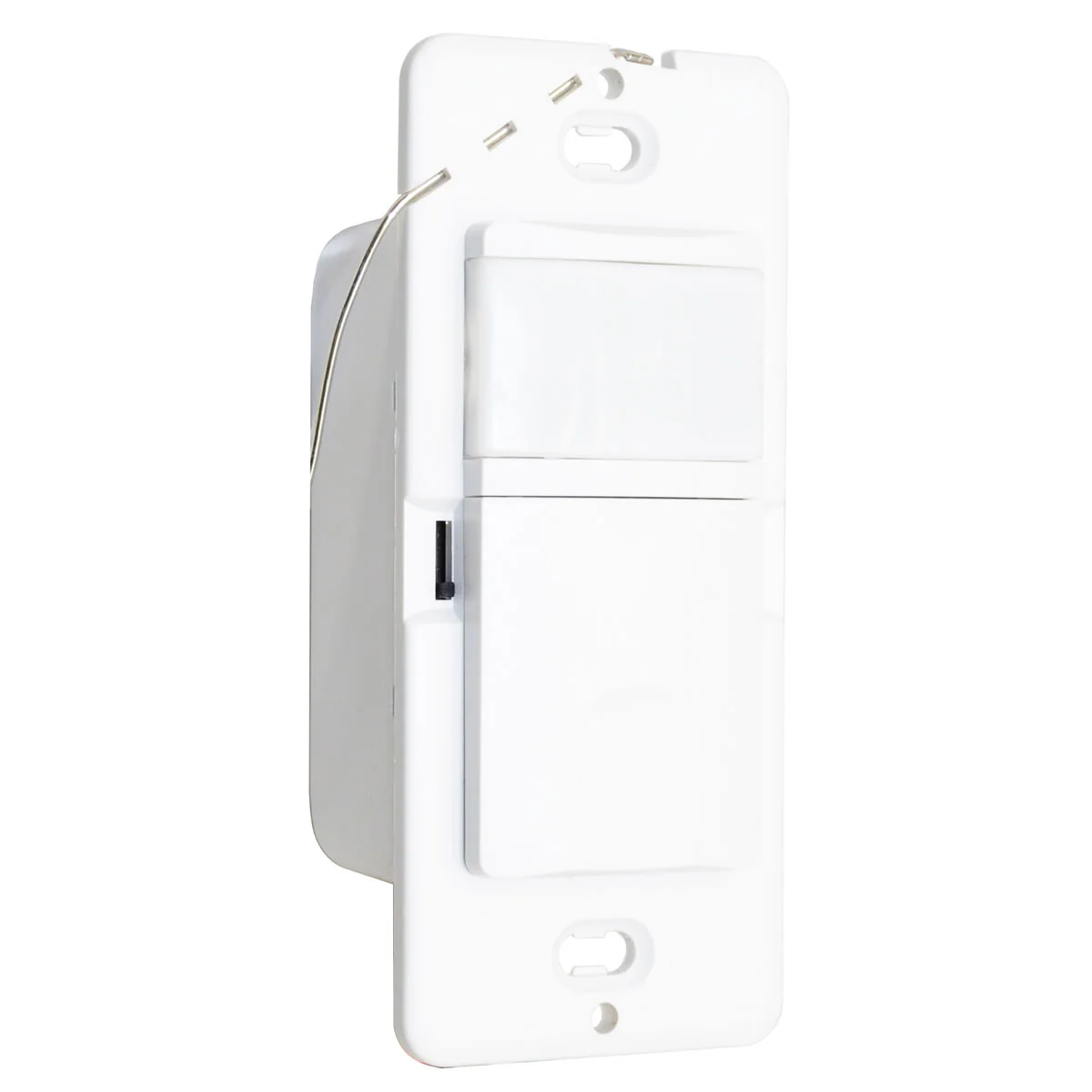Wall Occupancy Sensor Switch - 120-277V - With Wall Plate - White - Image 3