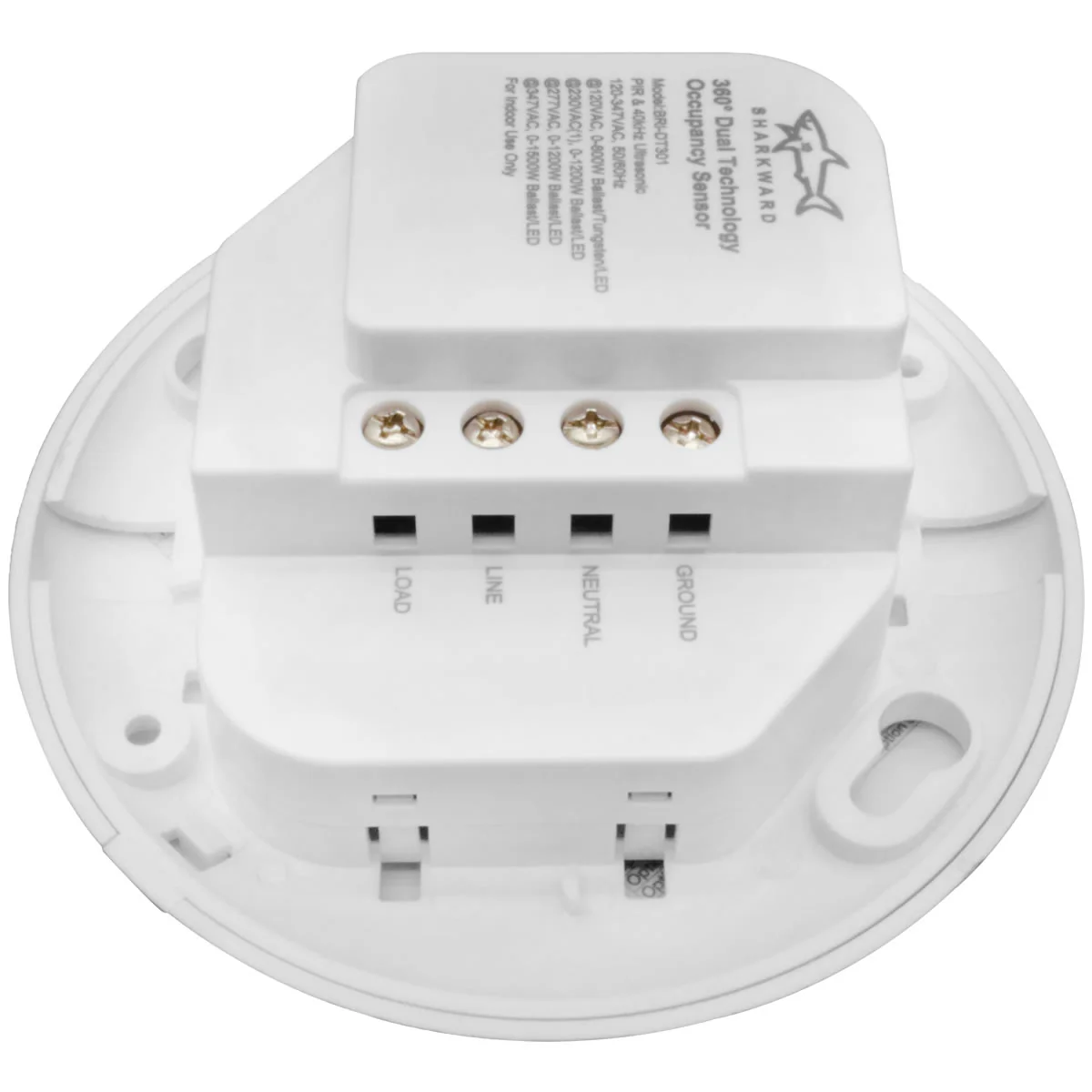 Ceiling Mount PIR & Ultrasonic Motion Sensor - 120-347V - White - Image 3