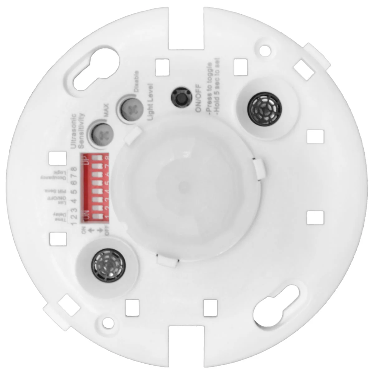 Ceiling Mount PIR & Ultrasonic Motion Sensor - 120-347V - White - Image 7