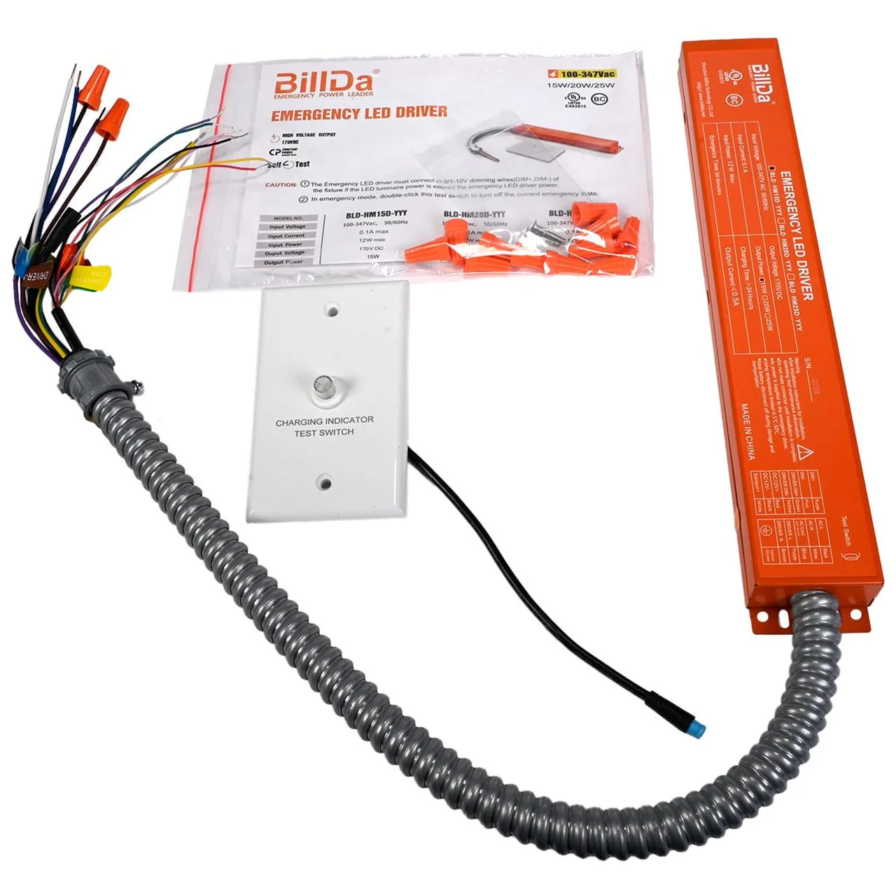 15W Emergency LED Driver – 90-Minute Backup | UL Listed | 100–347V - Image 3