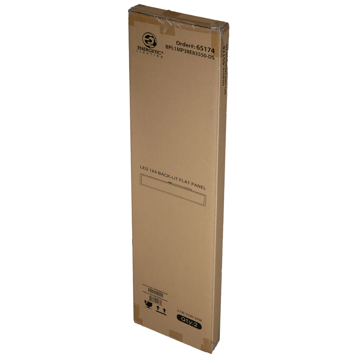 Case of 2 - 1x4 LED Flat Panel - Wattage Adjustable up to 30W - Color Selectable - 120-347V - Energetic Lighting - Image 3