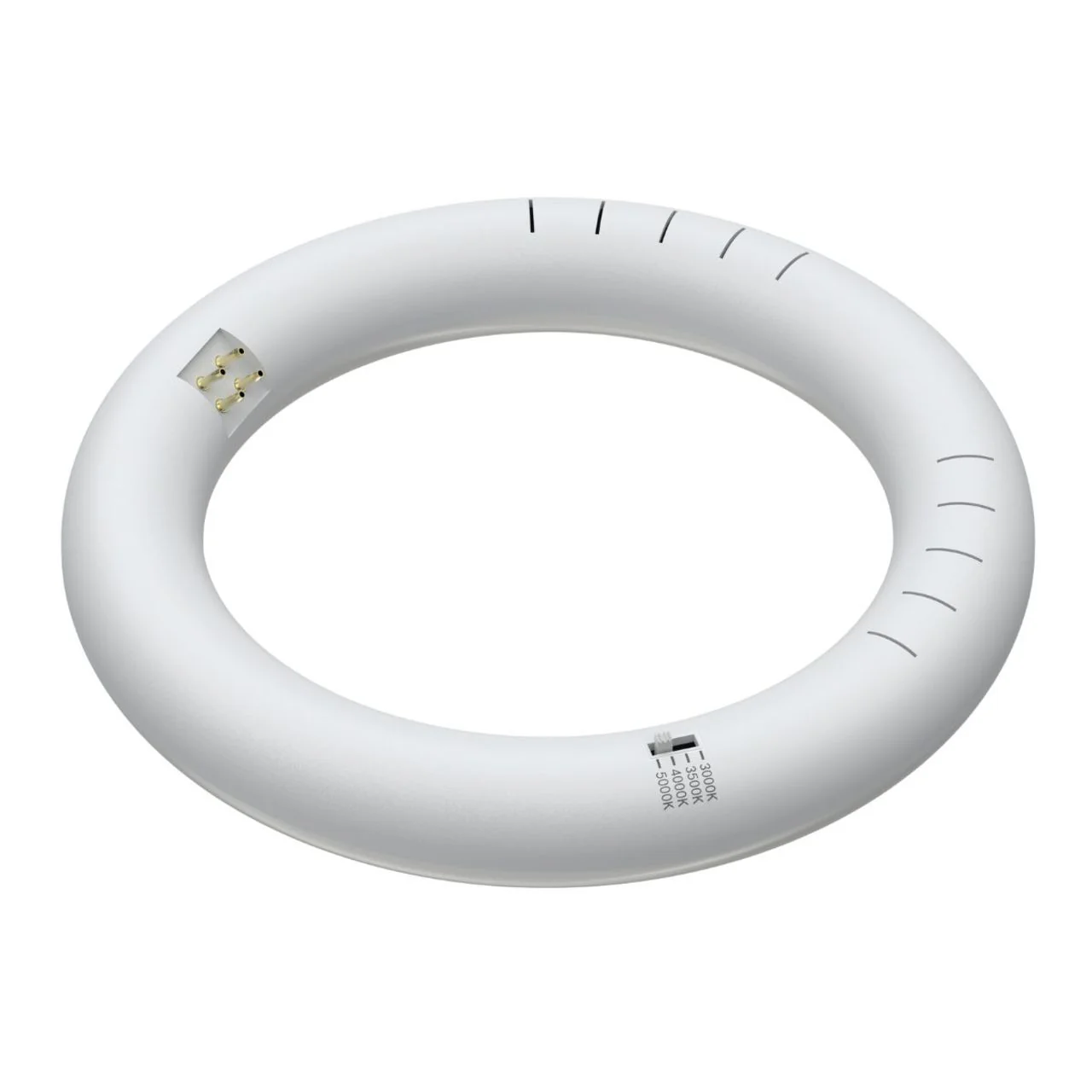2-Pack - 8in. LED T9 Circline Tube Lamp - Type A+B - 11W - 1200 Lumens - Color Selectable - LumeGen - Image 3