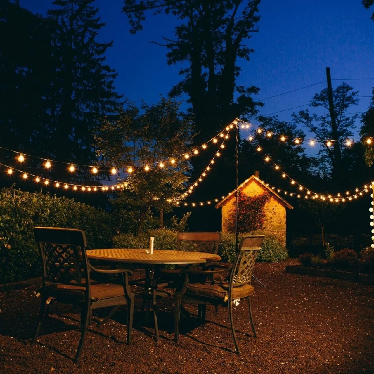 25ft G40 String Light - 25 E12 Sockets - 20AWG - 5W G40 Bulbs - LumeGen - Image 4