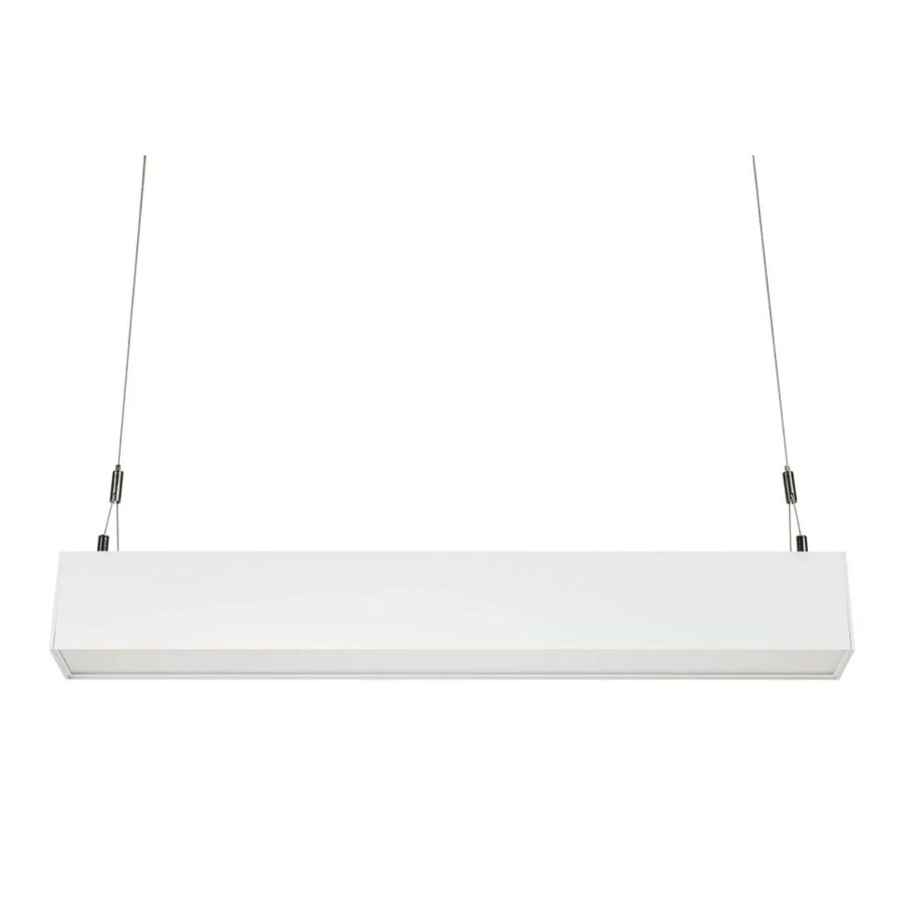 2ft LED Linear Architectural Pendant Fixture with Direct and Indirect Lighting - Wattage Adjustable - Color Tunable - Keystone - Image 4