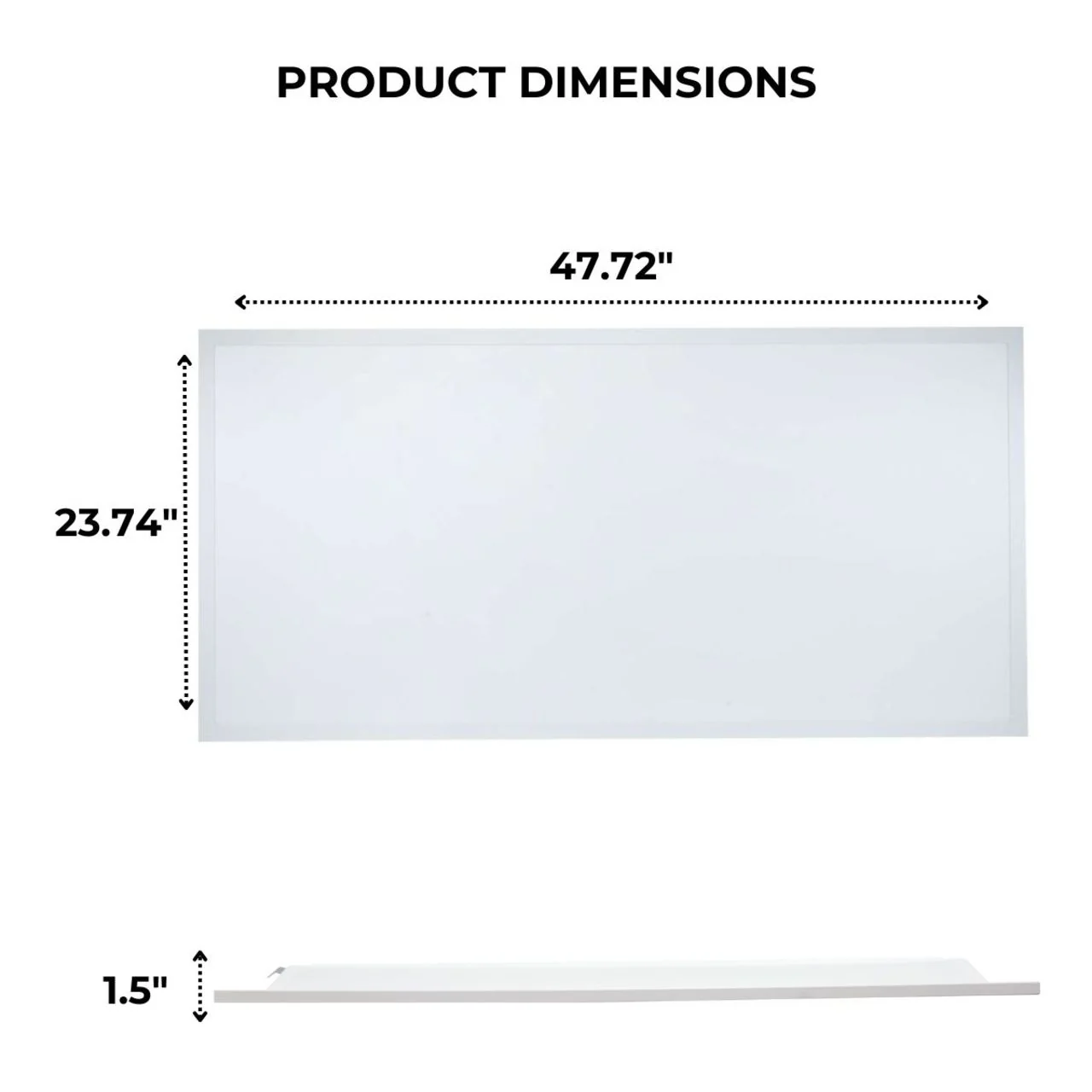 Surface Mount 2ft. x 4ft. LED Backlit Panel - 50W - 3500K - Case of 4 - LumeGen - Image 6