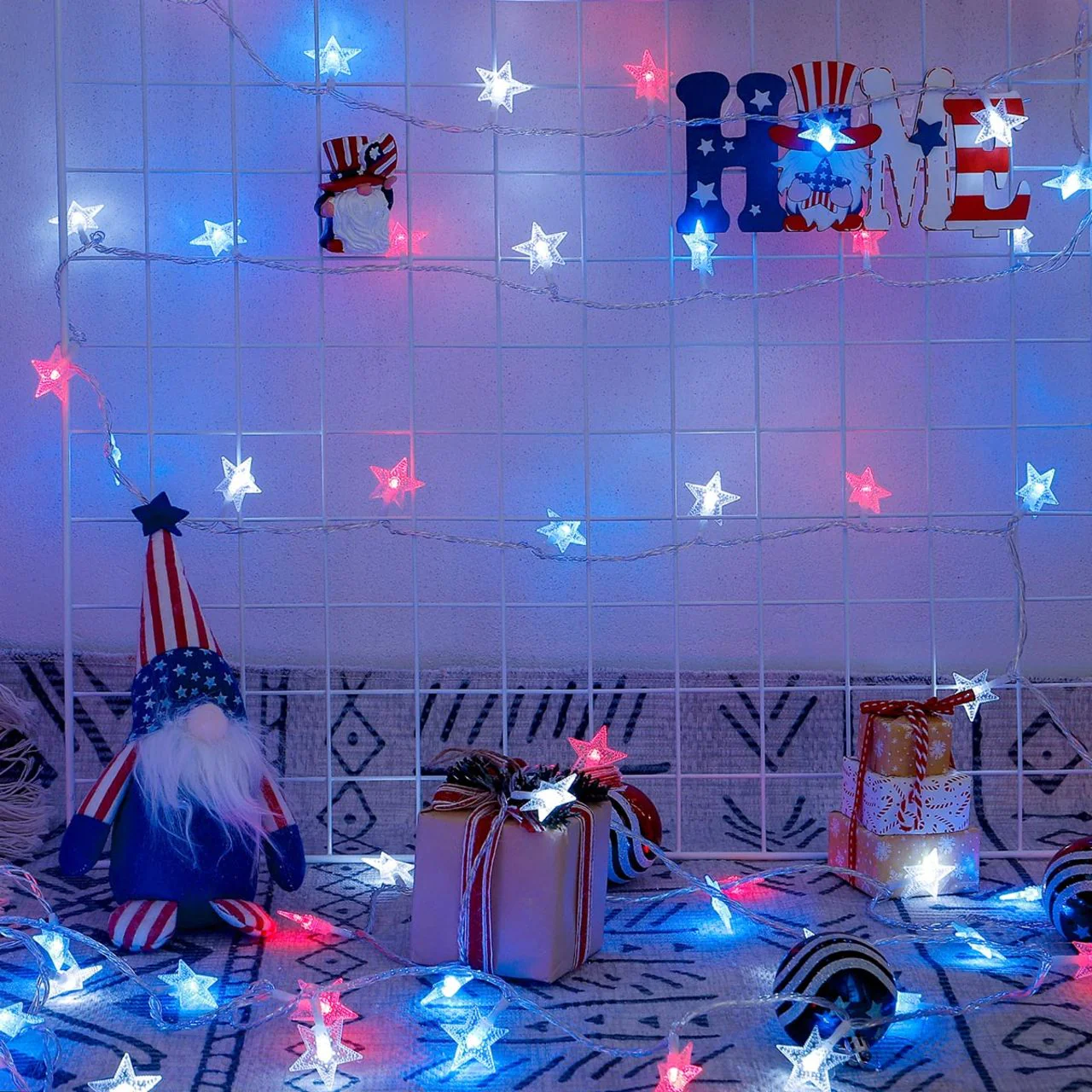 32ft. LED Star String Lights with 8 Light Modes - IP65 Waterproof Rated - Image 6