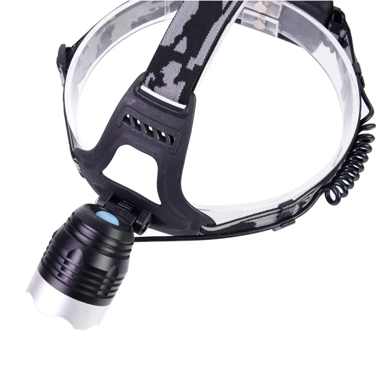 Rugged Blue 3W LED Rechargeable SOS Headlamp - 180 Lumens - Image 4