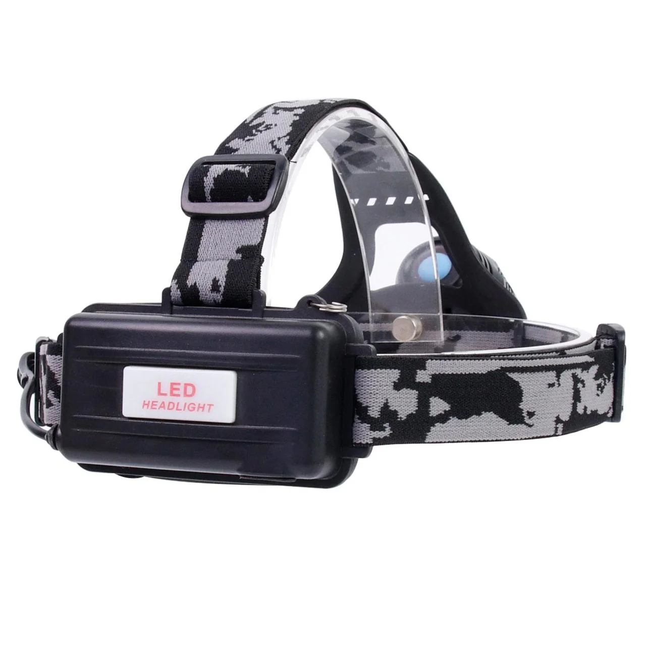 Rugged Blue 3W LED Rechargeable SOS Headlamp - 180 Lumens - Image 7