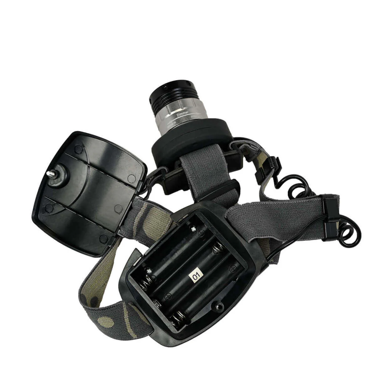 Rugged Blue 3W LED Military Zoomable Headlamp - 60 Lumens - Image 7