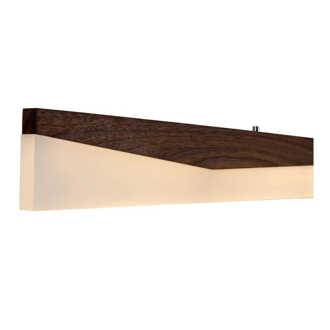 47in. Artisan Wood Collection Linear Pendant Smoke Reflection - 20W - 1795 Lumens - 3000K - Euri Lighting - Image 3