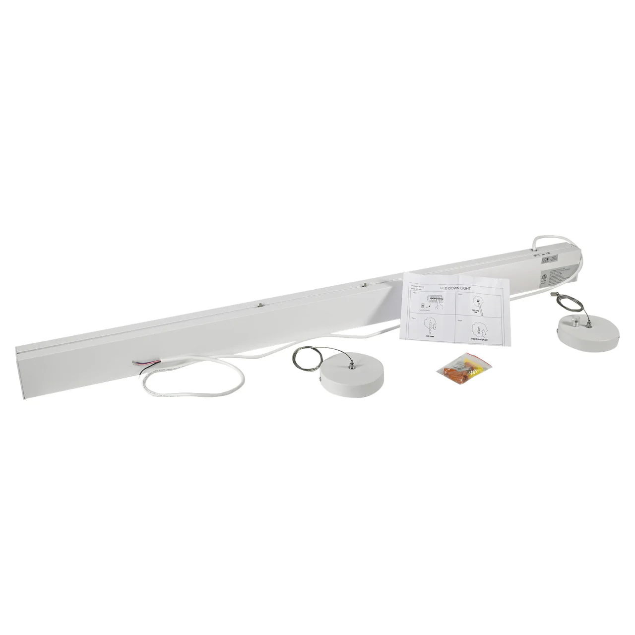 4ft. LED Color Tunable Linear Light - 40W - 4400 Lumens - 3000K/4000K/5000K - White Finish - Jen Lighting - Image 4