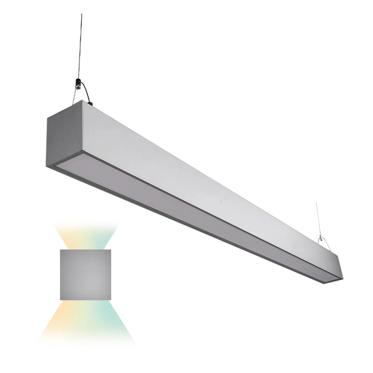 4ft. LED Architectural Up/Down Linear Light - 50 Watt - 6500 Lumens - Color Tunable - Euri Lighting - Image 10