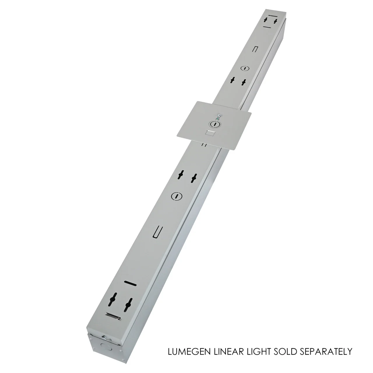 4ft. Surface Mount Kit for LumeGen Linear Light - Silver Finish - Image 2