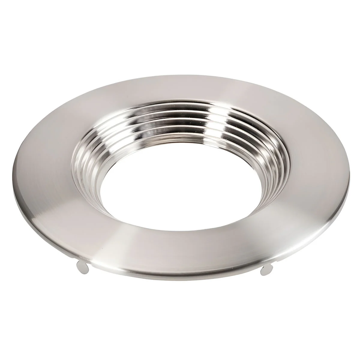 4in. Interchangeable Trim for Baffled Retrofit Downlights - Brushed Nickel - Keystone - Image 2