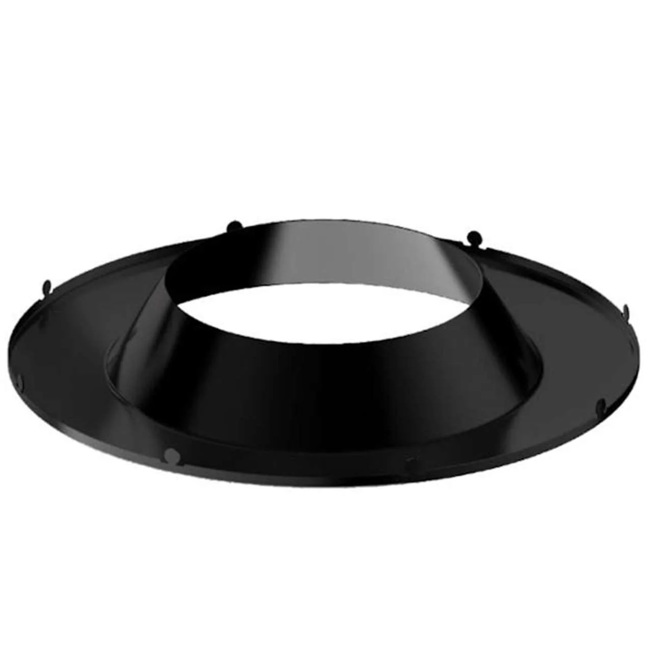 4in. Interchangeable Trim for Remote Driver Downlights - Matte Black - Keystone - Image 2