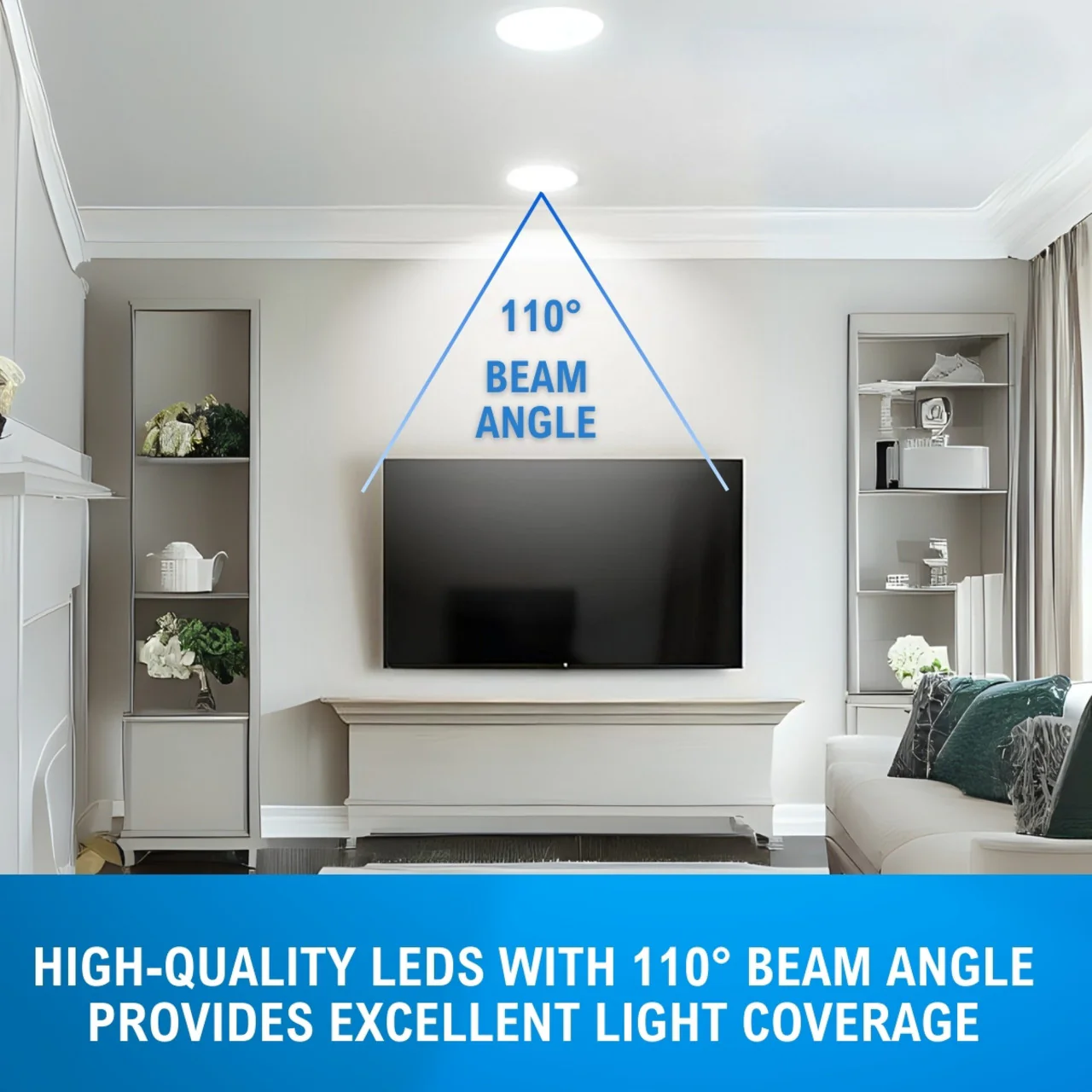 4in. LED Ultra-Slim Recessed Down Light - 9W - Color Tunable 27K/30K/35K/40K/50K - LumeGen - Image 11