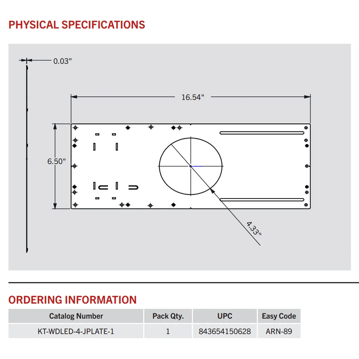 4in. New Construction Plate for Recessed and Wafer Downlights - Keystone - Image 2