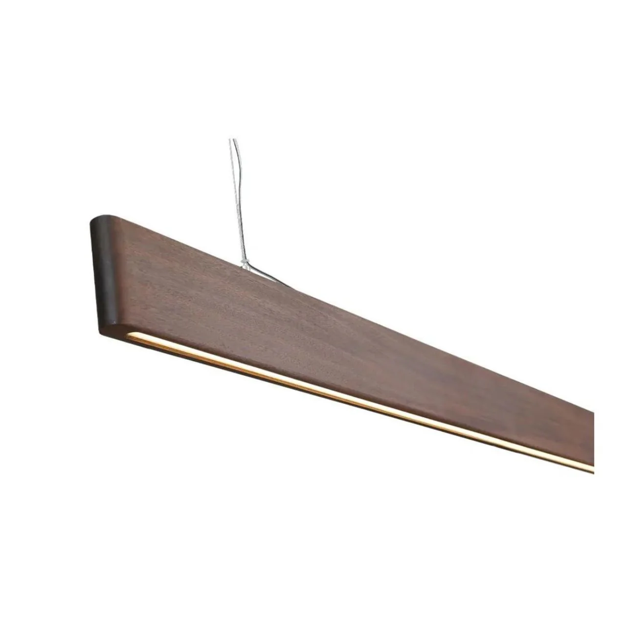 59in. Artisan Wood Collection Linear Pendant - 30W - 2850 Lumens - 3000K - Euri Lighting - Image 4