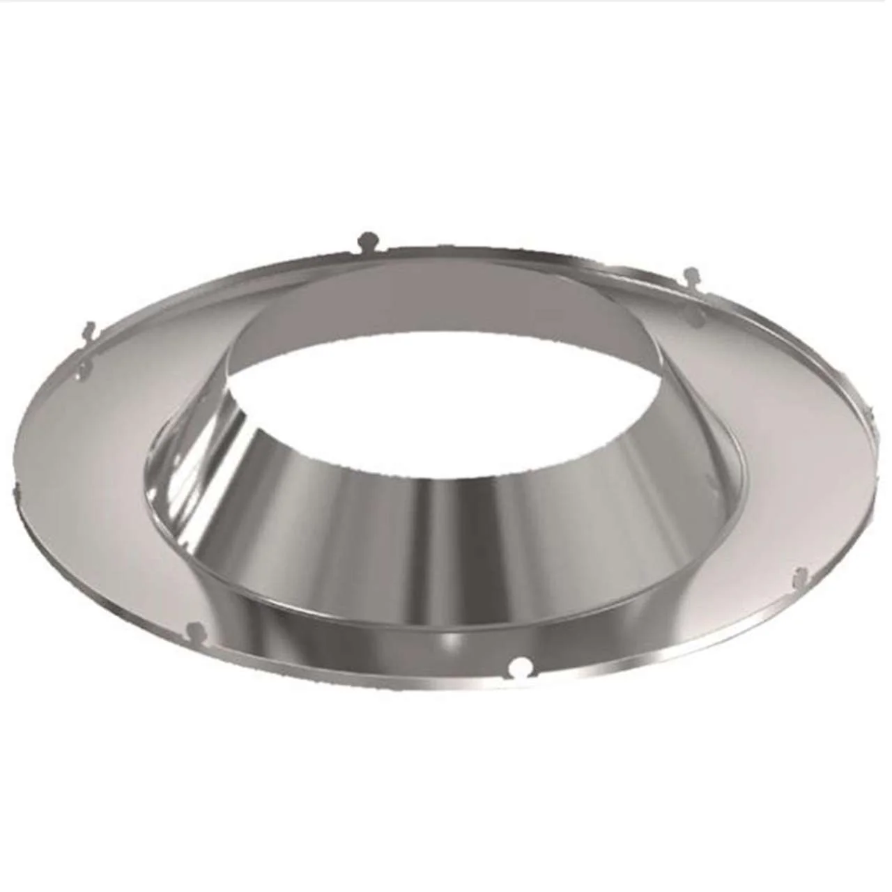 6in. Interchangeable Trim for Remote Driver Downlights - Brushed Nickel - Keystone - Image 2