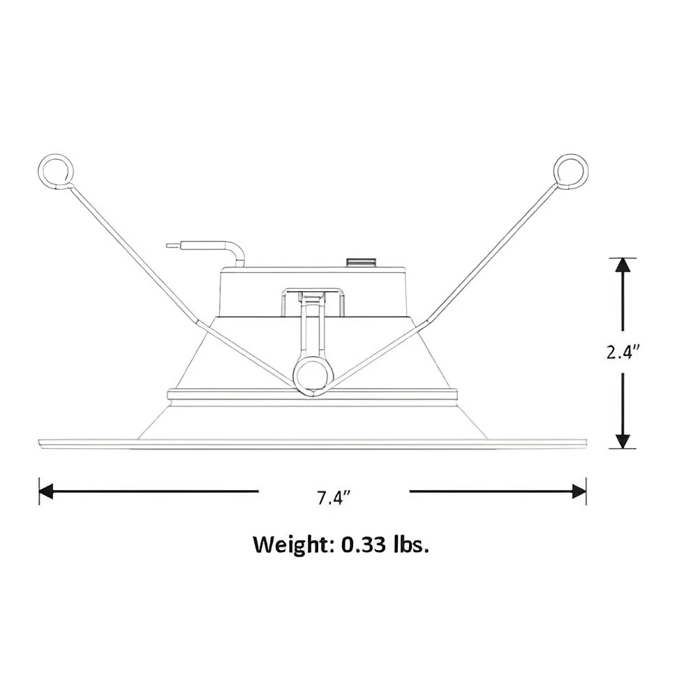 6in. LED Color Tunable Downlight - 14W - 1000 Lumens - 2700K/3000K/3500K/4000K/5000K - Image 3