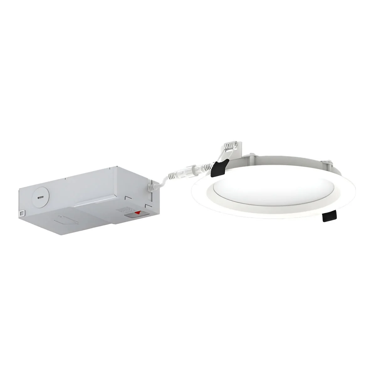 6in. LED Color Tunable Recessed Wafer Downlight - 13W - 2700K/3000K/3500K/4000K/5000K - Keystone - Image 2