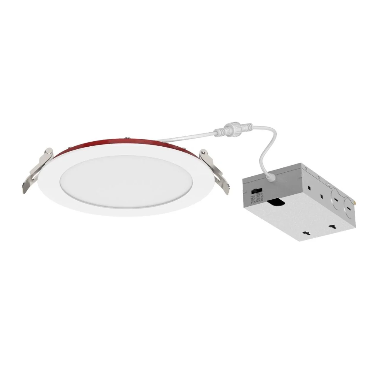 6in. LED Fire Rated Ultra-Slim Recessed Down Light - 12W - Color Tunable 27K/30K/35K/40K/50K - LumeGen - Image 3