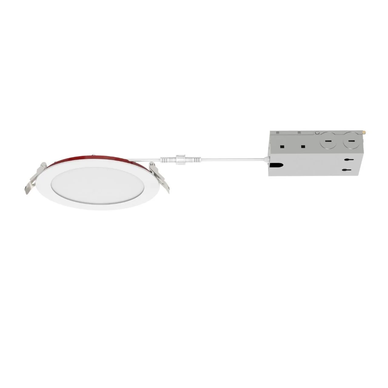 6in. LED Fire Rated Ultra-Slim Recessed Down Light - 12W - Color Tunable 27K/30K/35K/40K/50K - LumeGen - Image 4