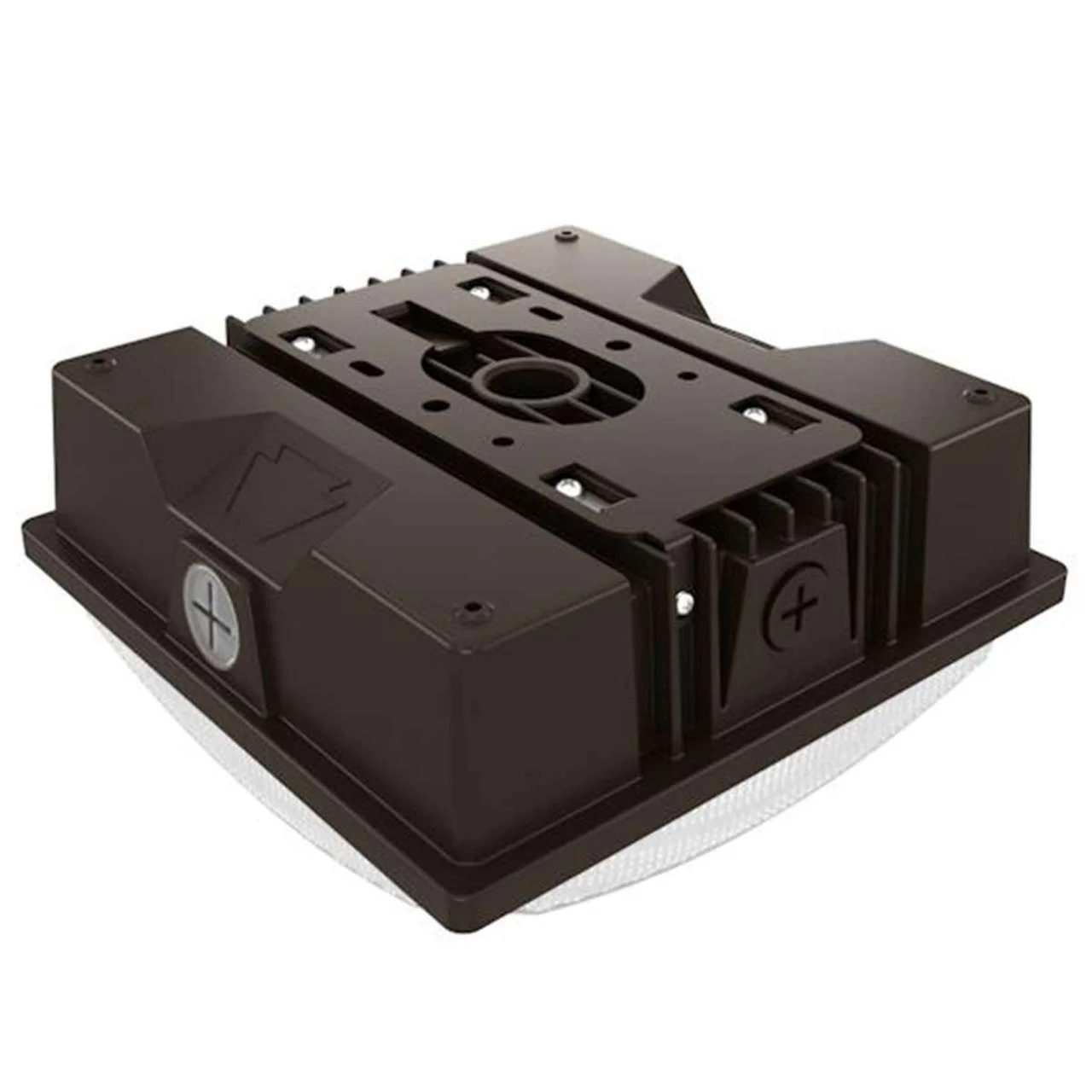 8in. LED Bronze Canopy Light - 40W - 5600 Lumens - 5000K - Keystone - Image 2
