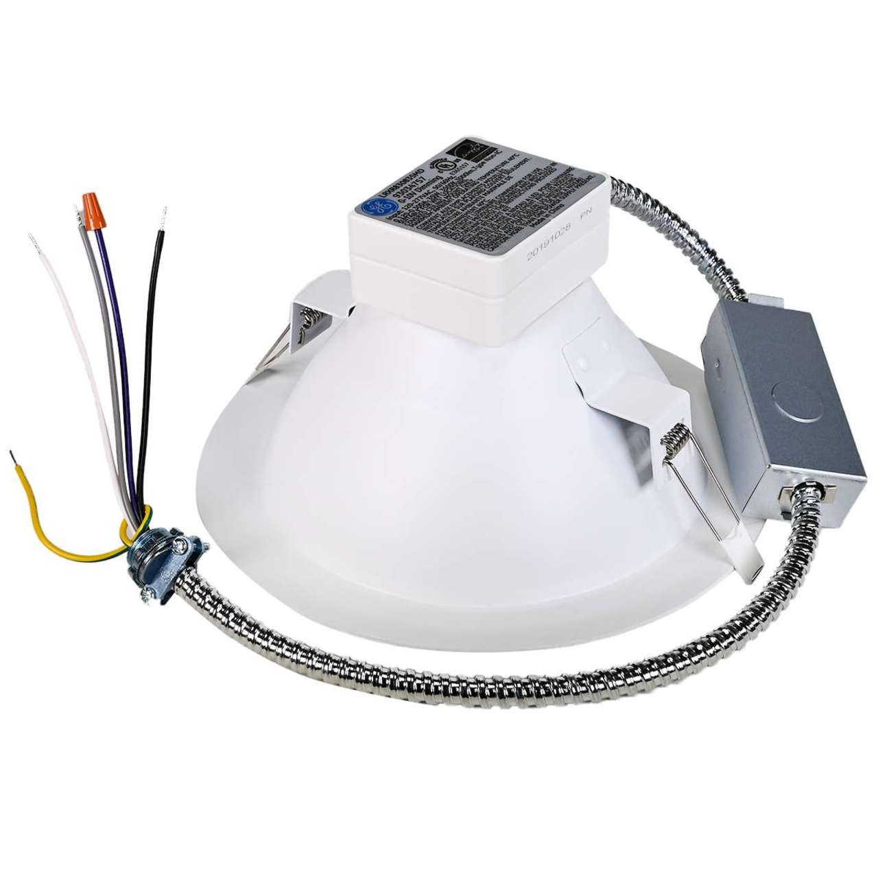 8in. LED Round LRX Lumination Retrofit Downlight - 35W - 3500 Lumens - 3500K - GE - Image 7