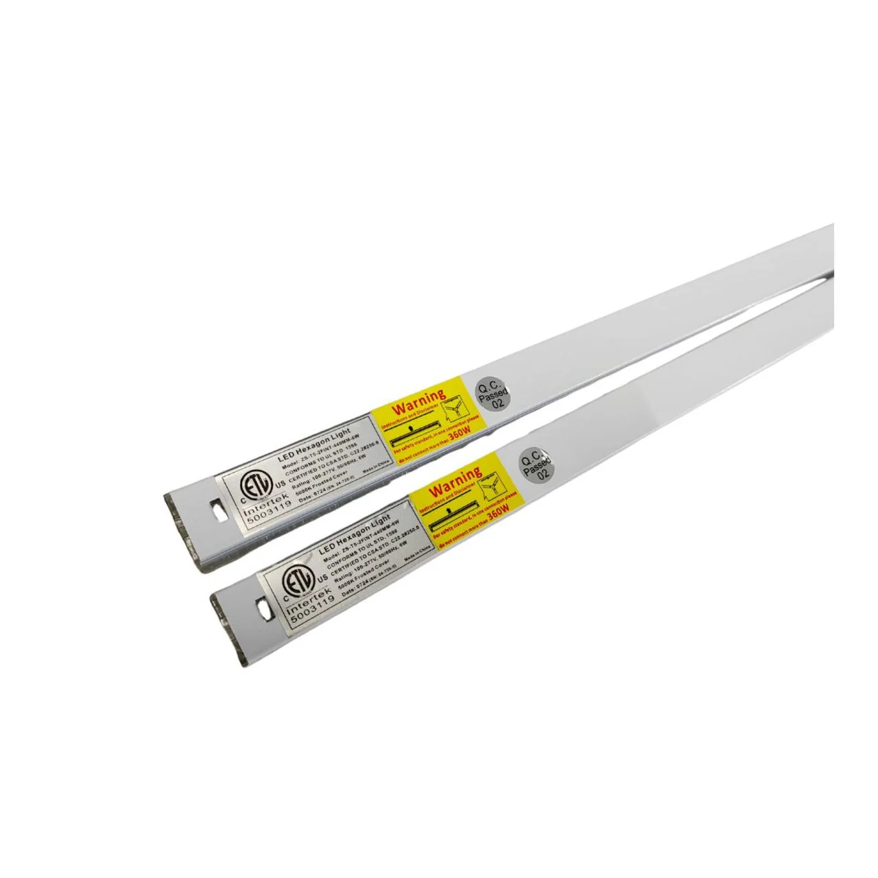 96in x 69in Hexagon Pattern LED Shop Light Kit - 144W - LumeGen - Image 3