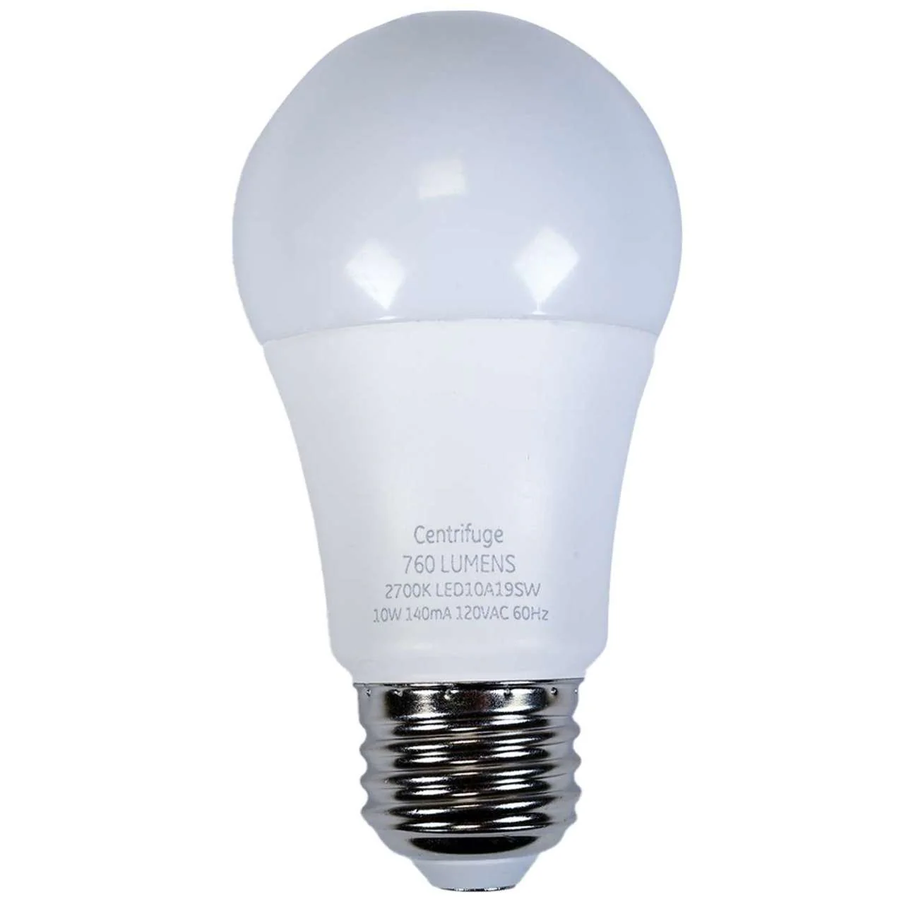 LED A19 Soft White Light Bulb - 10W - 760 Lumens - 2700K - Image 2