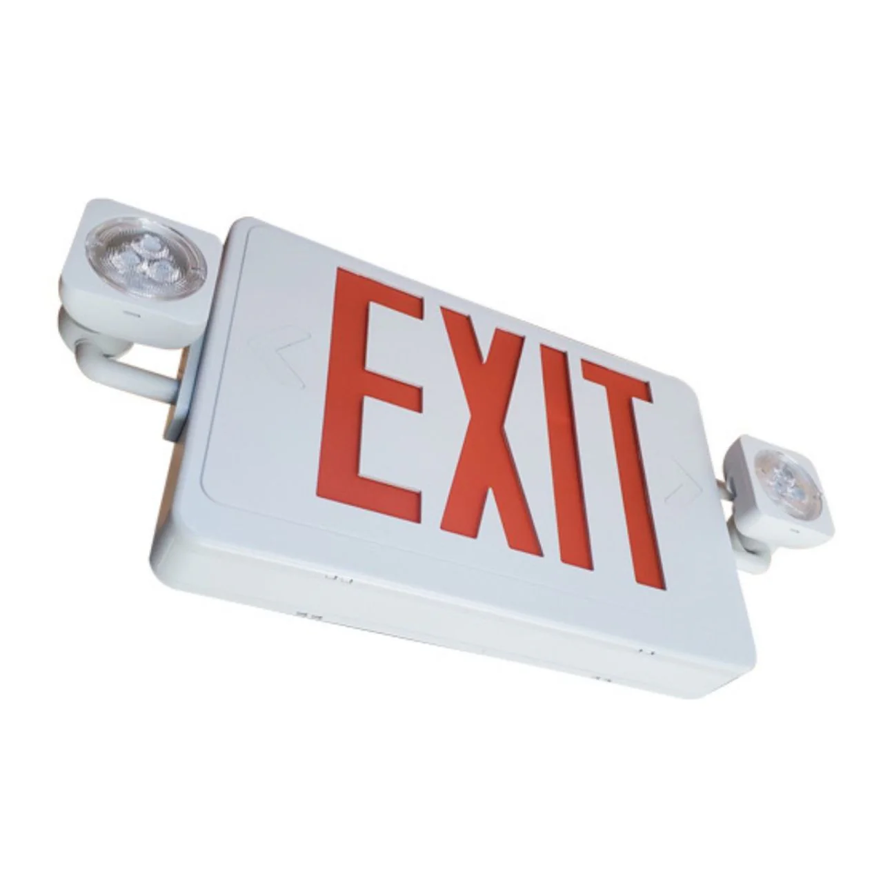 LED Reduced Profile Exit & Emergency Light Combo - 90 Min. Emergency Runtime - Image 3