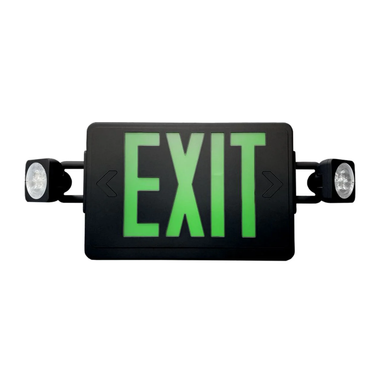 LED Reduced Profile Exit & Emergency Light Combo - Remote Capable - 90 Min. Emergency Runtime - Image 2