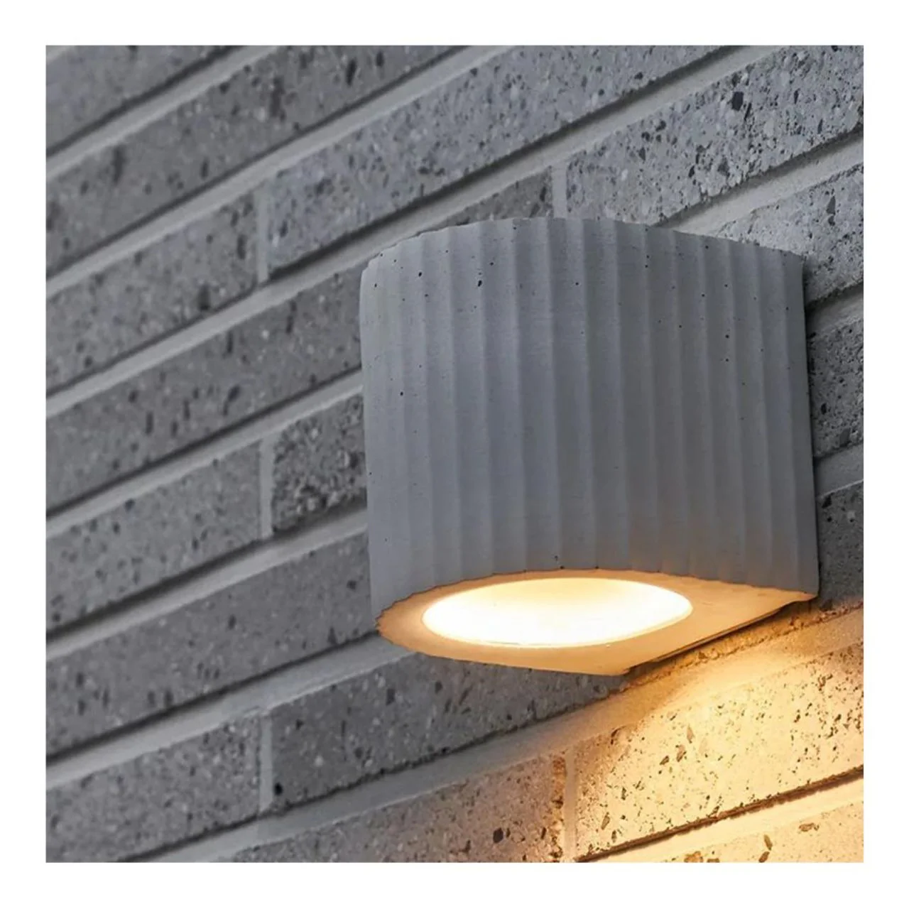 Artisan Concrete Collection Corinthian Wall Sconce Fixture - E26 Socket - Euri Lighting - Image 7