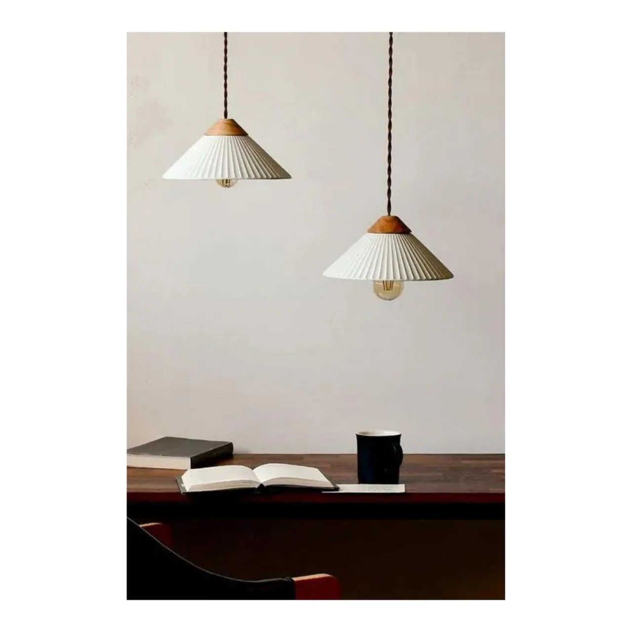 Artisan Concrete Collection Summit Mountain Pendant Fixture - E26 Socket - Euri Lighting - Image 12