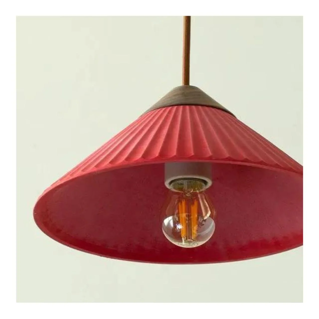 Artisan Concrete Collection Summit Mountain Pendant Fixture - E26 Socket - Euri Lighting - Image 14