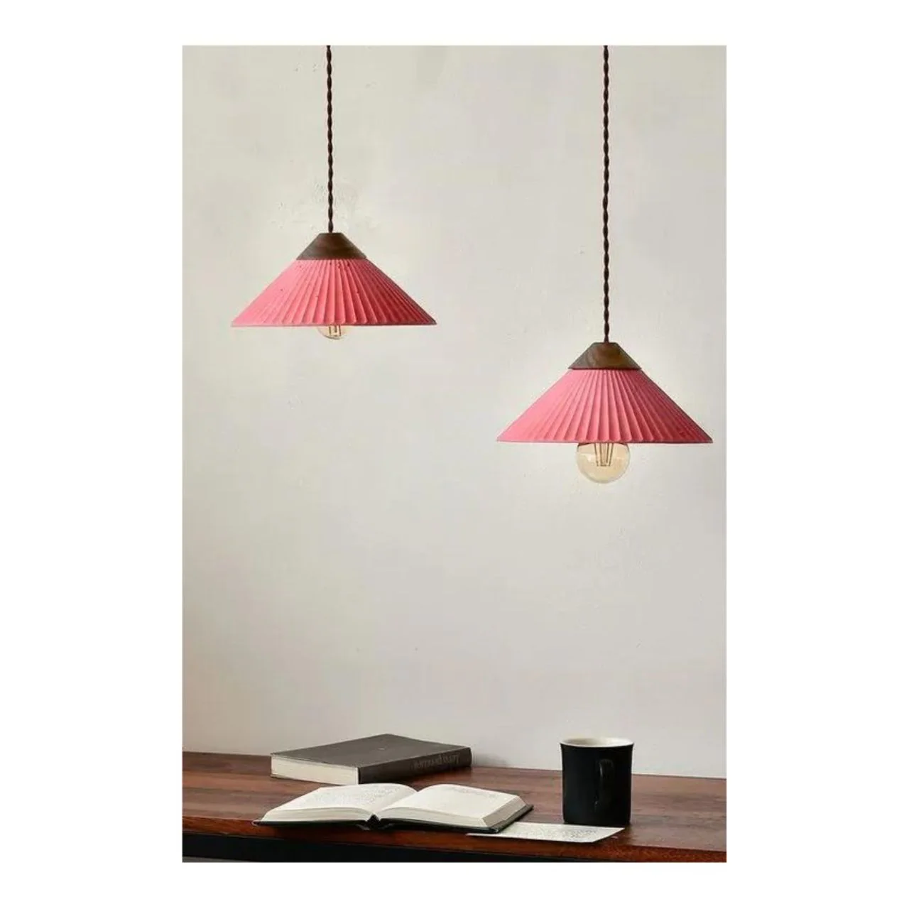 Artisan Concrete Collection Summit Mountain Pendant Fixture - E26 Socket - Euri Lighting - Image 15