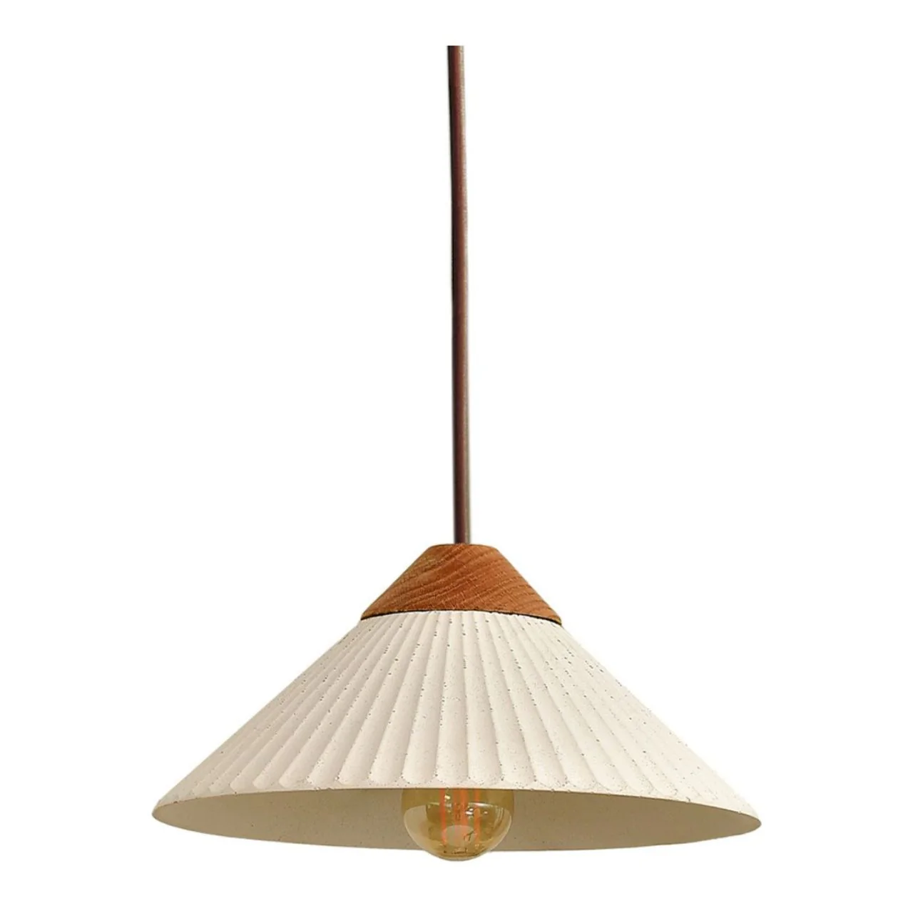 Artisan Concrete Collection Summit Mountain Pendant Fixture - E26 Socket - Euri Lighting - Image 2