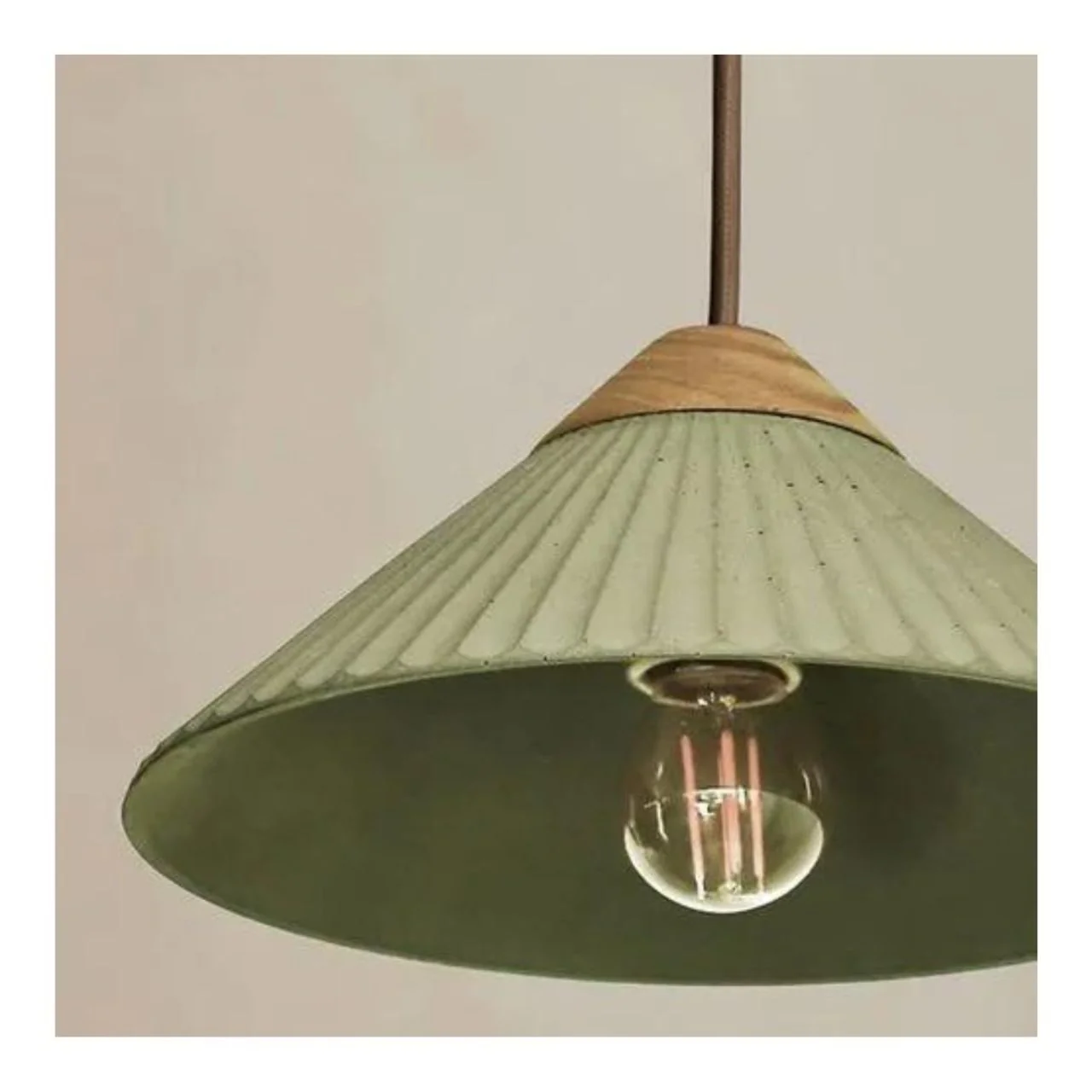 Artisan Concrete Collection Summit Mountain Pendant Fixture - E26 Socket - Euri Lighting - Image 21