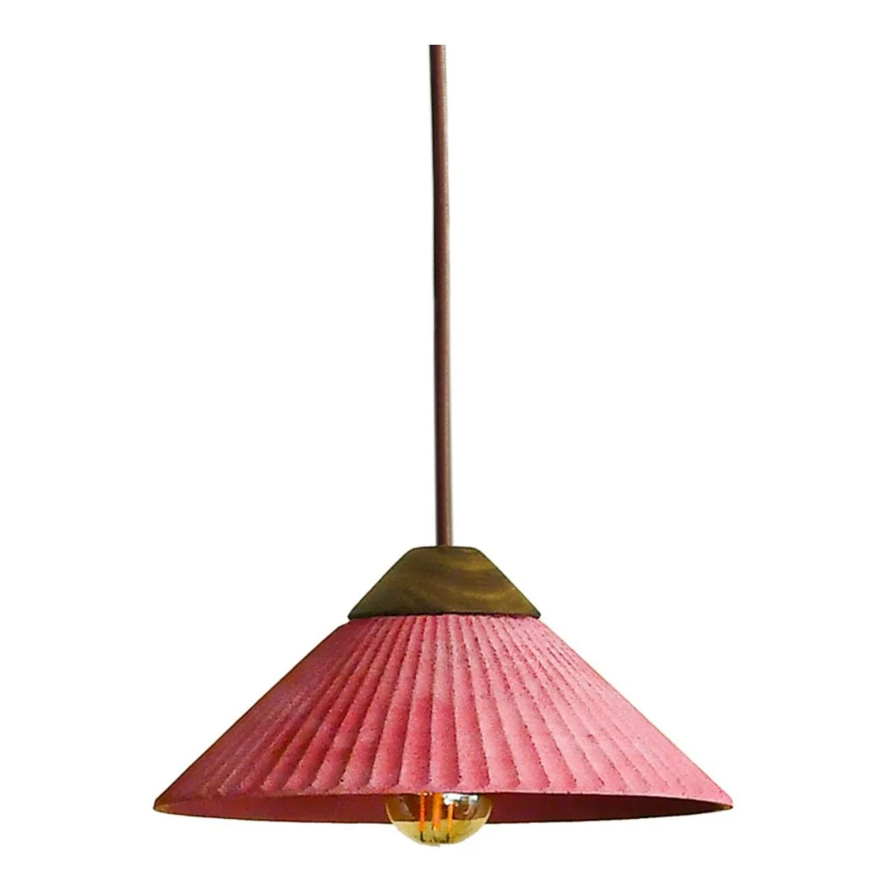 Artisan Concrete Collection Summit Mountain Pendant Fixture - E26 Socket - Euri Lighting - Image 3