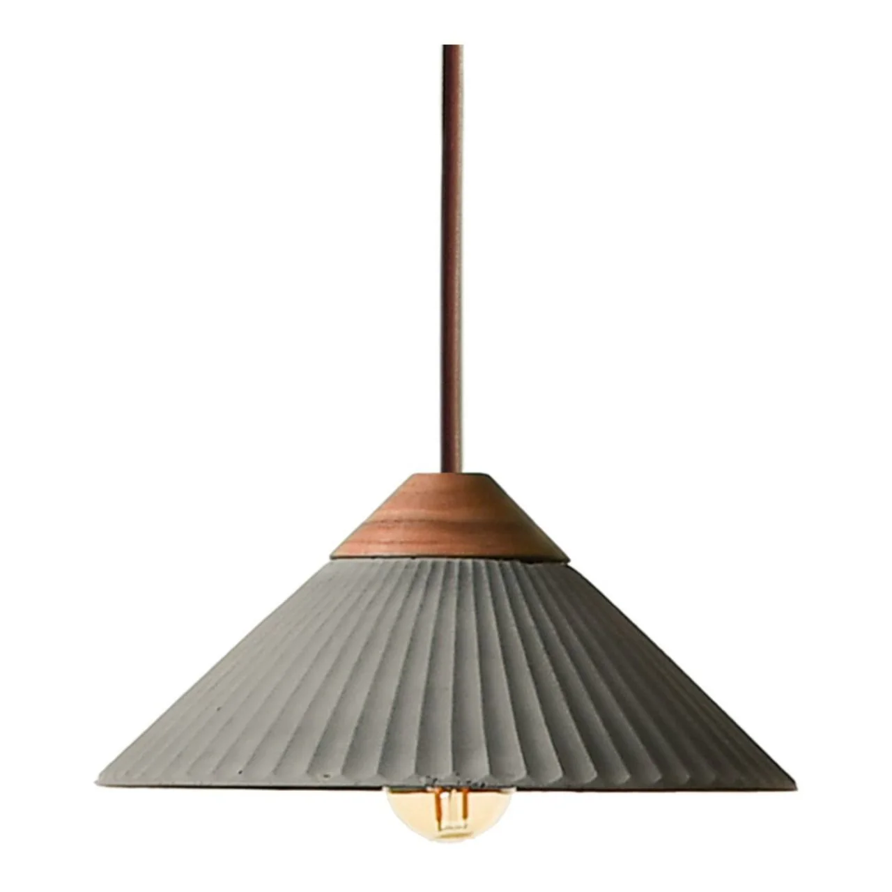 Artisan Concrete Collection Summit Mountain Pendant Fixture - E26 Socket - Euri Lighting - Image 4