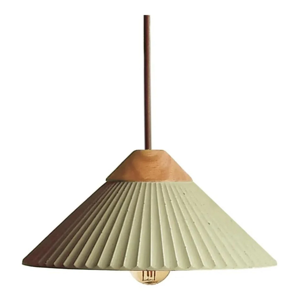 Artisan Concrete Collection Summit Mountain Pendant Fixture - E26 Socket - Euri Lighting - Image 5