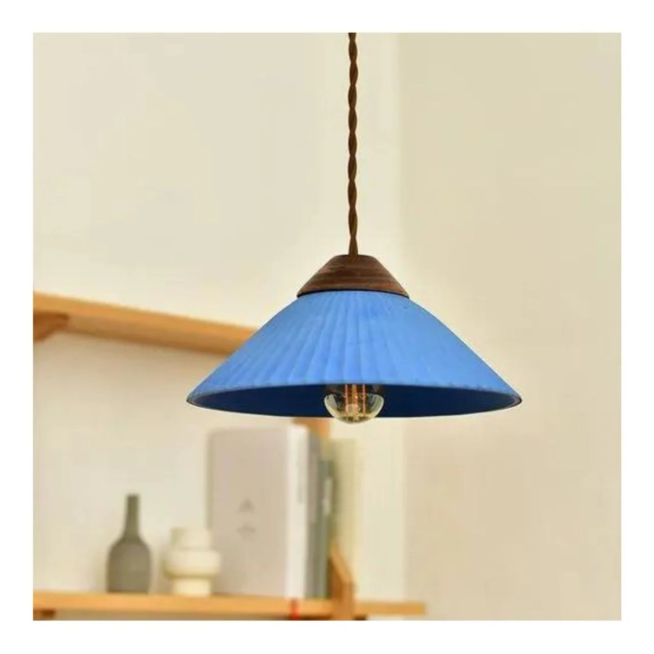 Artisan Concrete Collection Summit Mountain Pendant Fixture - E26 Socket - Euri Lighting - Image 6