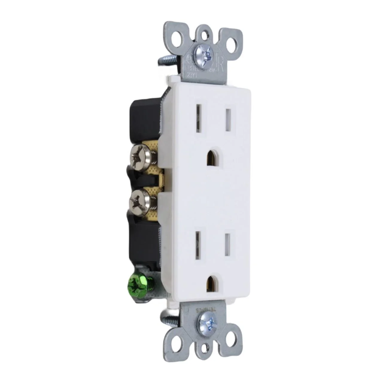 Case of 10 - Receptacle Duplex Decorative Tamper Resistant - Image 2