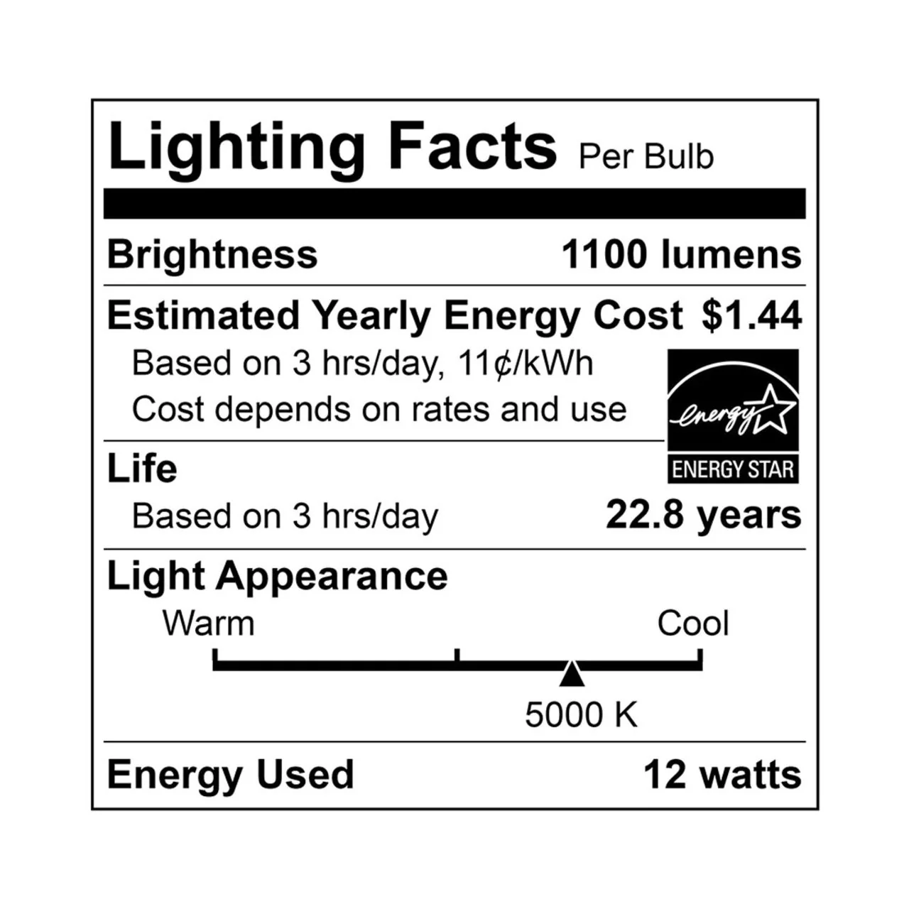 CASE OF 24 - E-Lite LED A19 Bulbs - 12W - 1100 Lumens - Euri Lighting  (12 Packs of 2 Bulbs) - Image 8