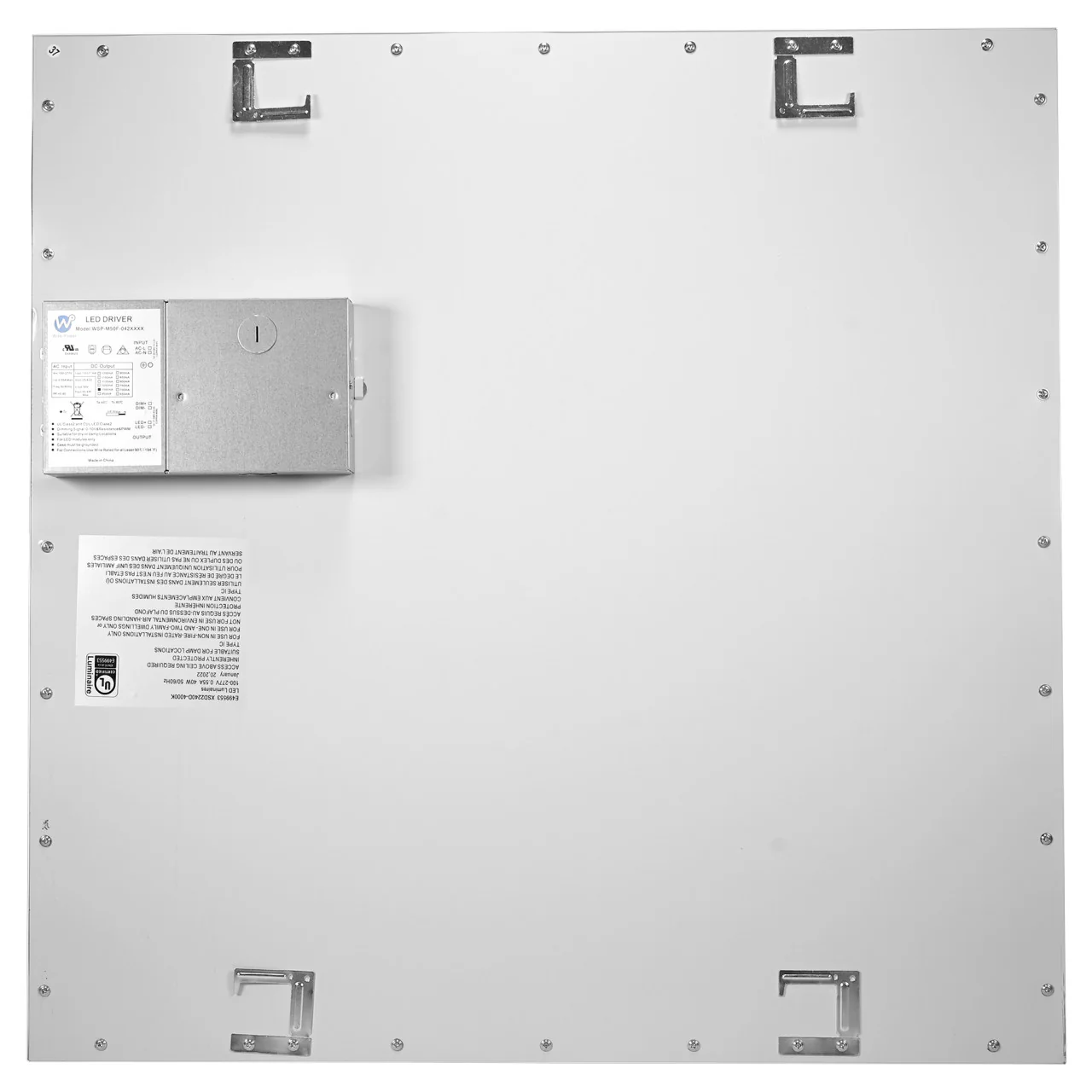 Case of 2 - 2x2 LED Edge-Lit Flat Panel Light - 40W - 40K/50K - XSD - Image 3