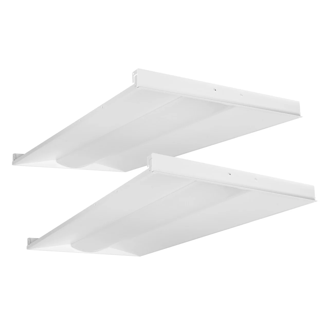 INDV for Reship Only - Case of 2 - LED 2ft x 4ft Color & Wattage Tunable Troffer - 34/38/45W - 35K/4K/5K - Jen Lighting