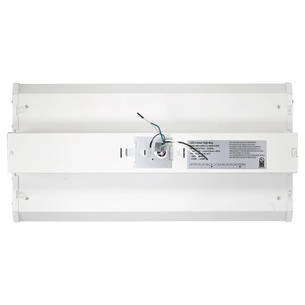 Case of 2 - LED Linear High Bay - 160W - 24,344 Lumens - 5000K - Jen Lighting - Image 4